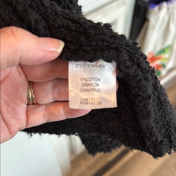 Tribal Jeans Long black cozy cardigan ✨ - Picture 4 of 5